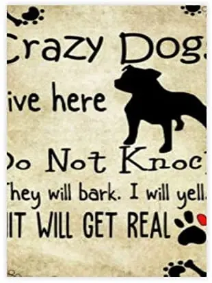 

I Will Yell Shit Will Get Real Retro Street Sign Household Metal Tin Sign Bar Motorcycle GarageDecoration Supplies12 X 8 Inch