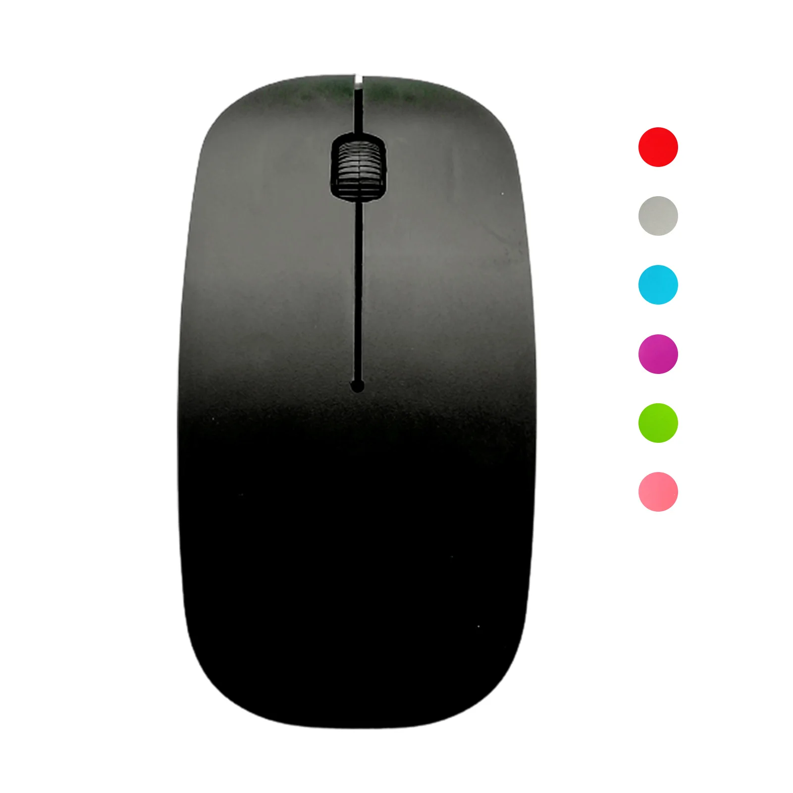 

Ultra Thin USB Optical Wireless Mouse 2.4G Receiver Slim Mouse Cordless Computer PC Laptop Desktop