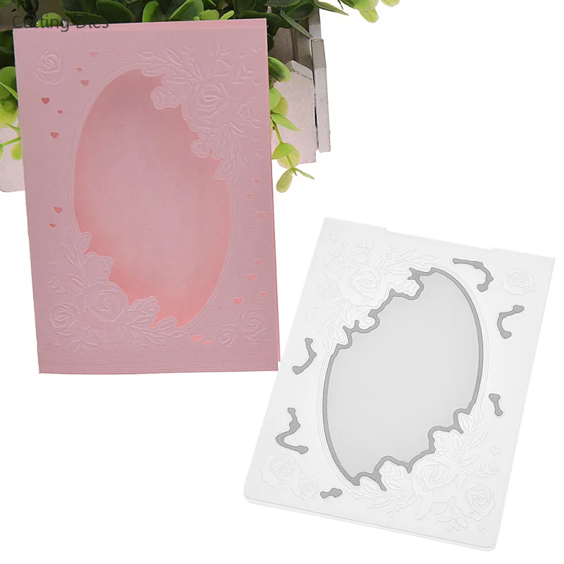 Цветок резки штампы и тиснение набор папок для бумага скрапбукинга изготовление