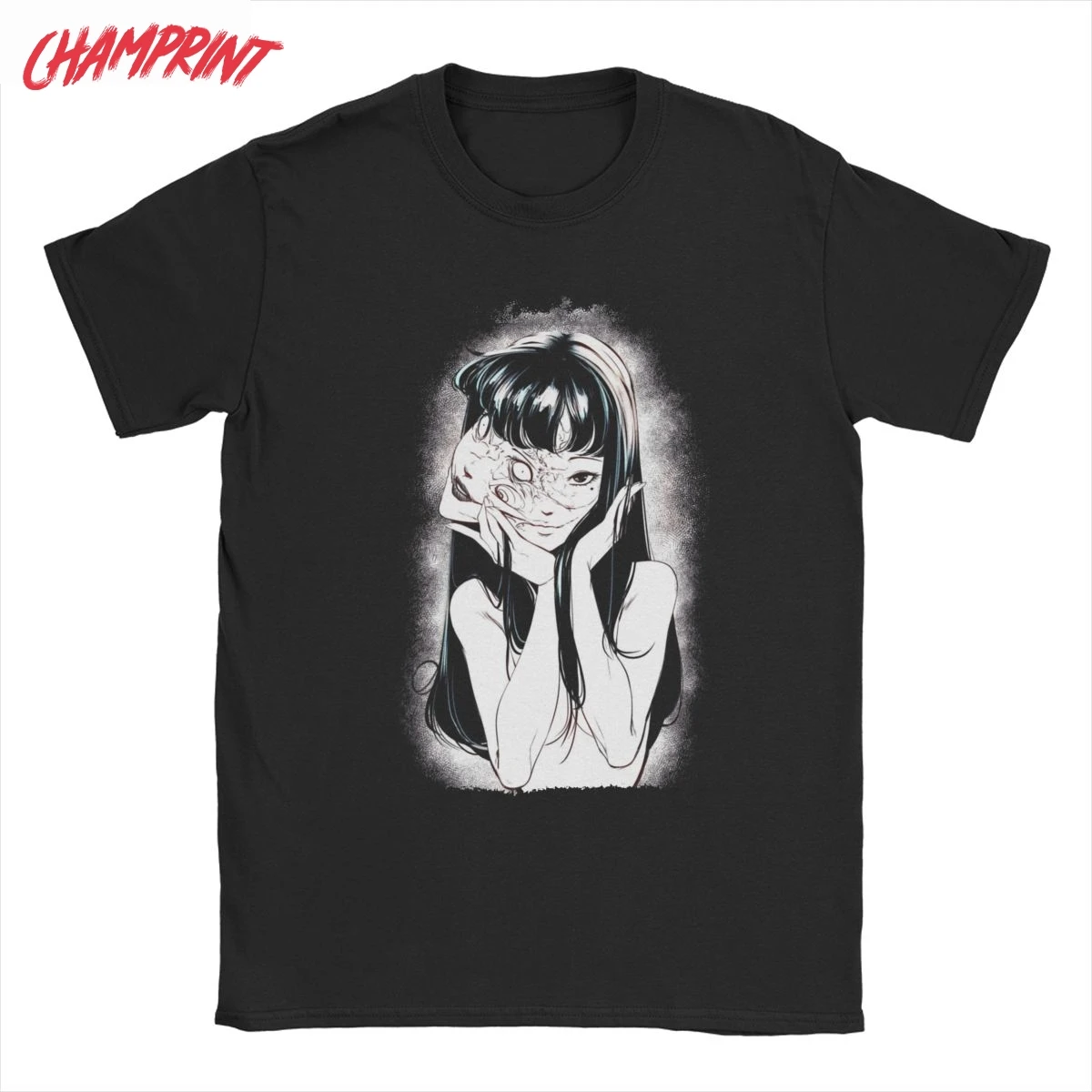 

Men's Junji Ito T Shirt Tomie Japanese Kago Manga Horror Tomie Harajuku Pure Cotton Clothing Short Sleeve Tee Shirt Gift T-Shirt