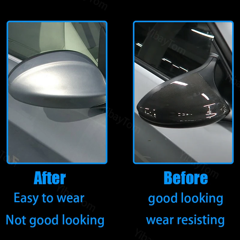 Замена боковых зеркал заднего вида 2 шт. колпачки из углеродного волокна для BMW 1 3