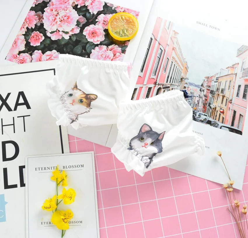 Нижнее белье Leechee в японском стиле для девочек милое дышащее нижнее с рисунком