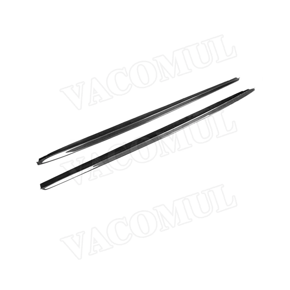 Боковые юбки из углеродного волокна дверные фартуки для BMW 5 серии F90 M5 G30 M-SPORT 2018 2019