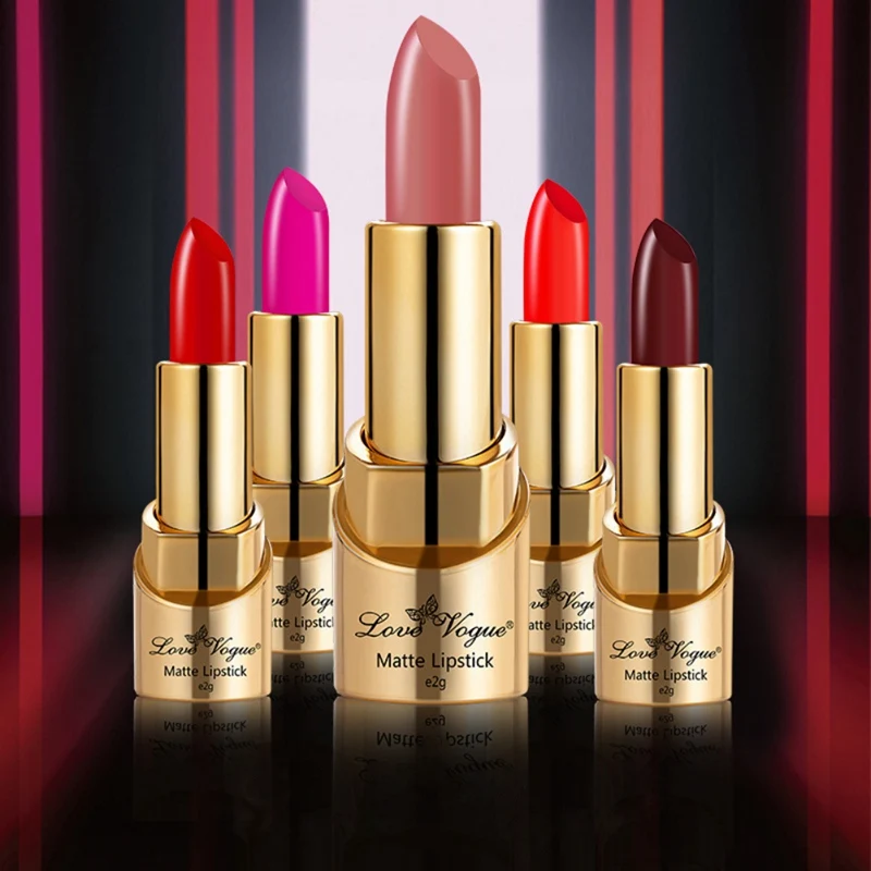 Бархатная противотуманная помада глазурированная стойкая томатная почвы