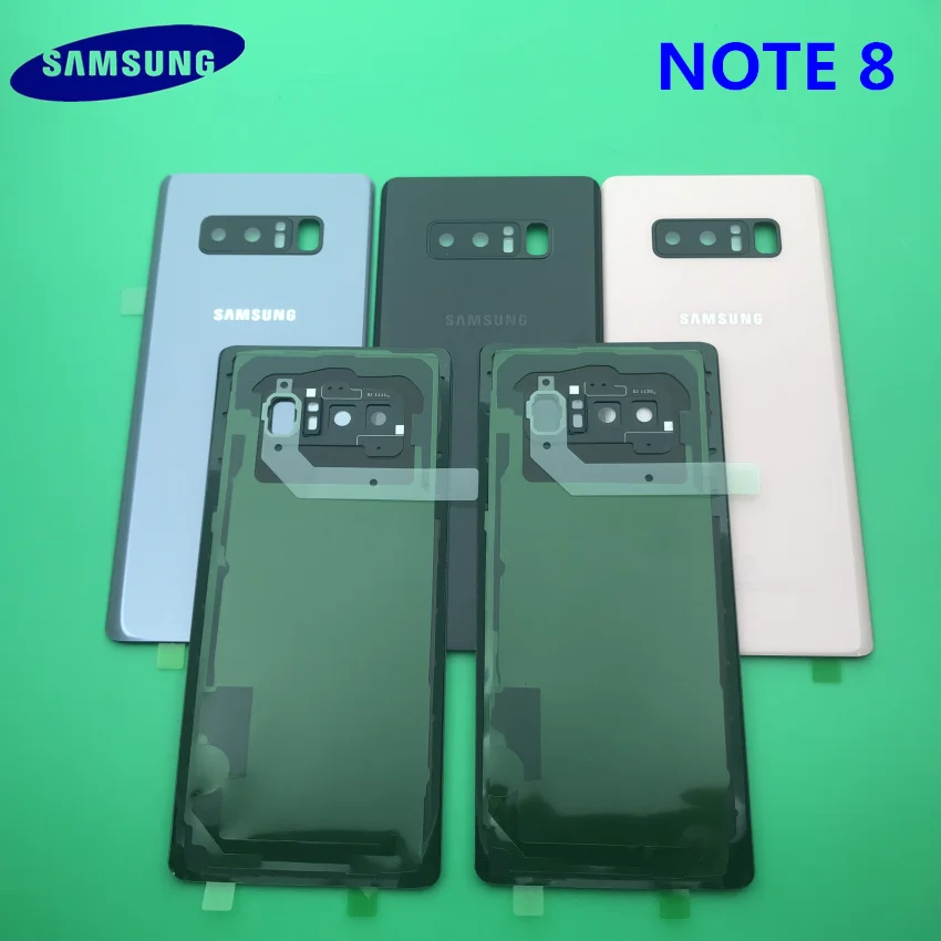 10 шт./лот Оригинальный Новый Samsung Galaxy Note8 Note 8 задняя крышка батарейного отсека 3D