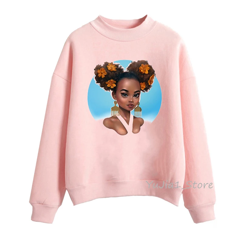 Melanin Poppin, розовые толстовки, женская одежда, красивая черная толстовка с принтом для девушек, Женская толстовка, женские толстовки, sudadera mujer, топы