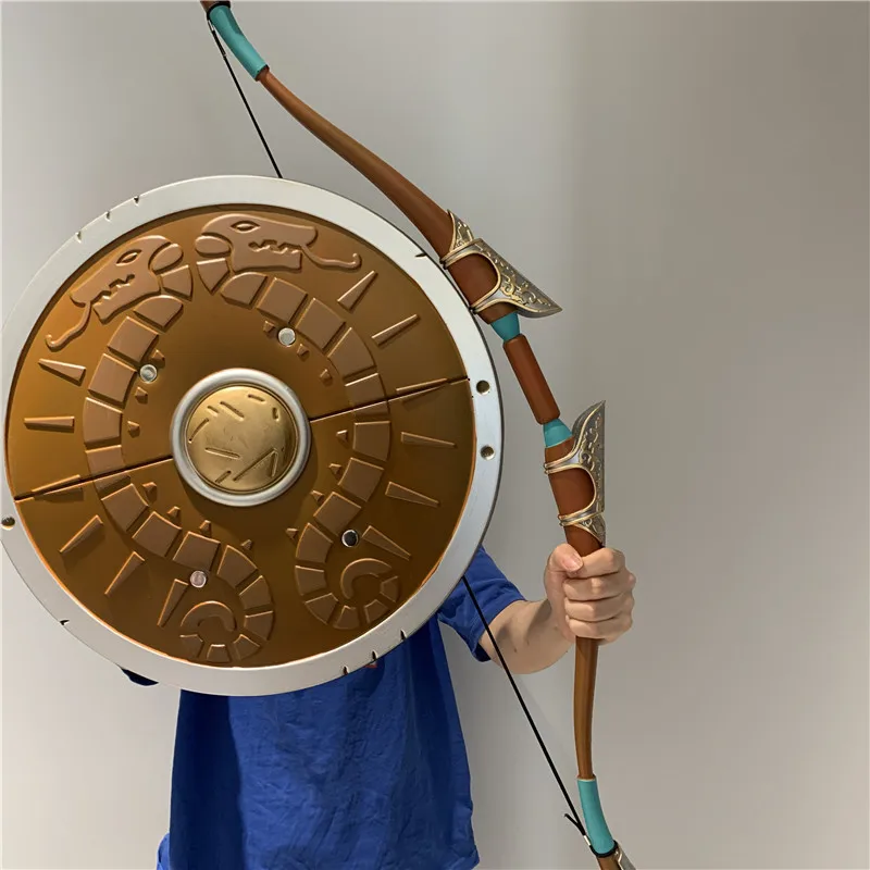 1:1 Sun Bow Shield Game Dusk Crossbow Cosplay PU Props Cos Weapon Halloween Gift Role Play Model | Тематическая одежда и
