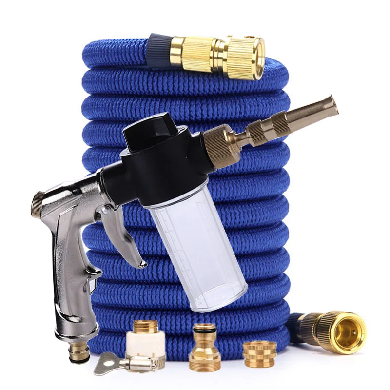 

Телескопическая волшебный шланг высокого давления шланг для мытья автомобиля регулируемый спрей шланг Бытовая садовый шланг для полива пи...