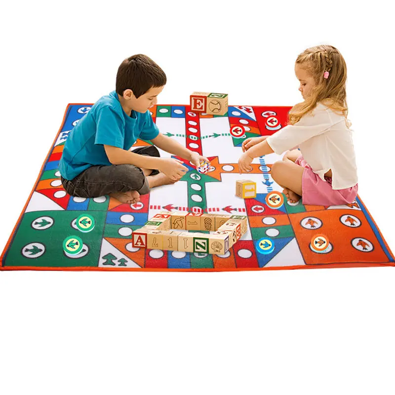 Детский игровой коврик для детей Летающие шахматы ползания аксессуары большая