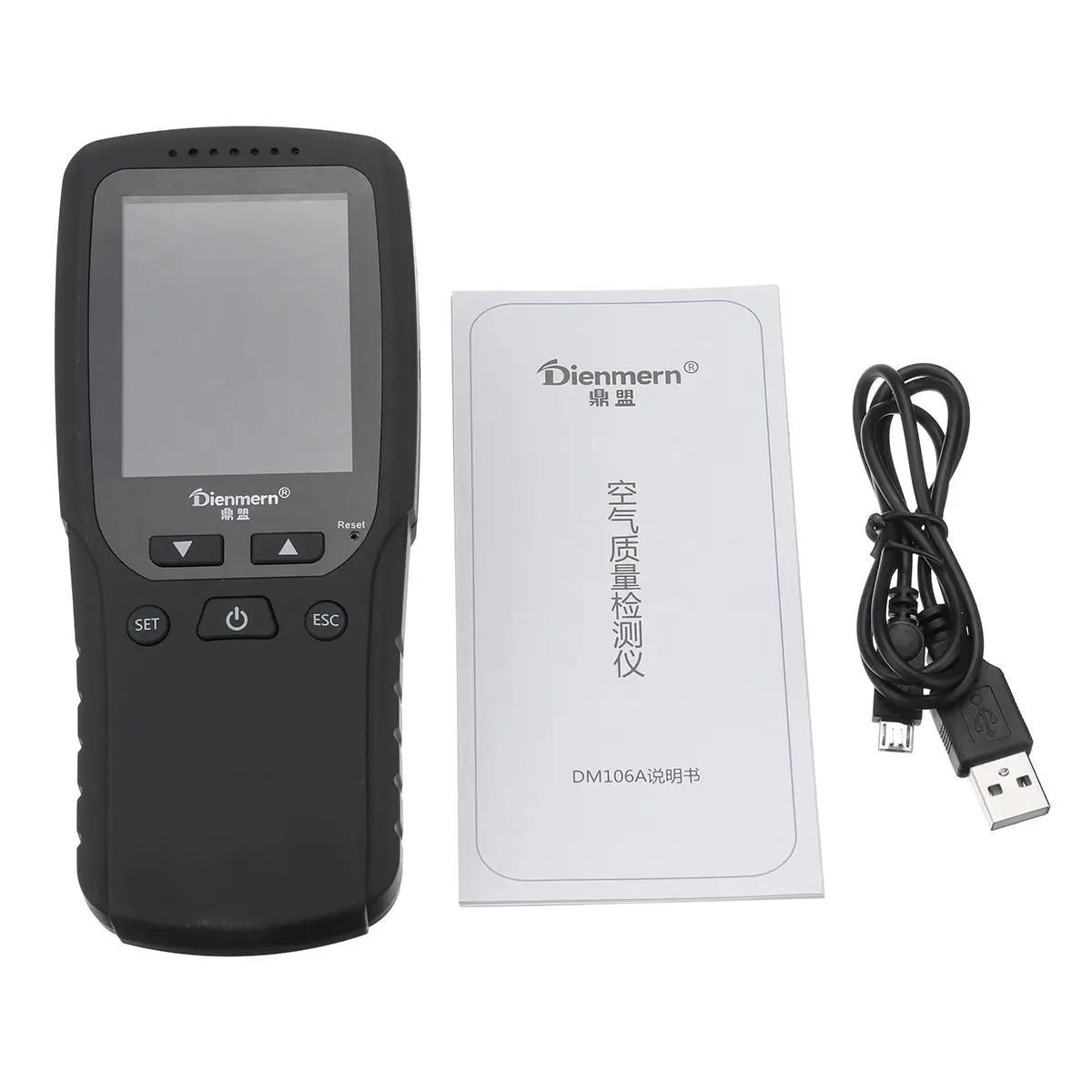 

Profession Portable LCD Digital Formaldehyde Detector Meter Formaldehyde Air Quality Tester Sensor HCHO TVOC Meter Air Analyzer