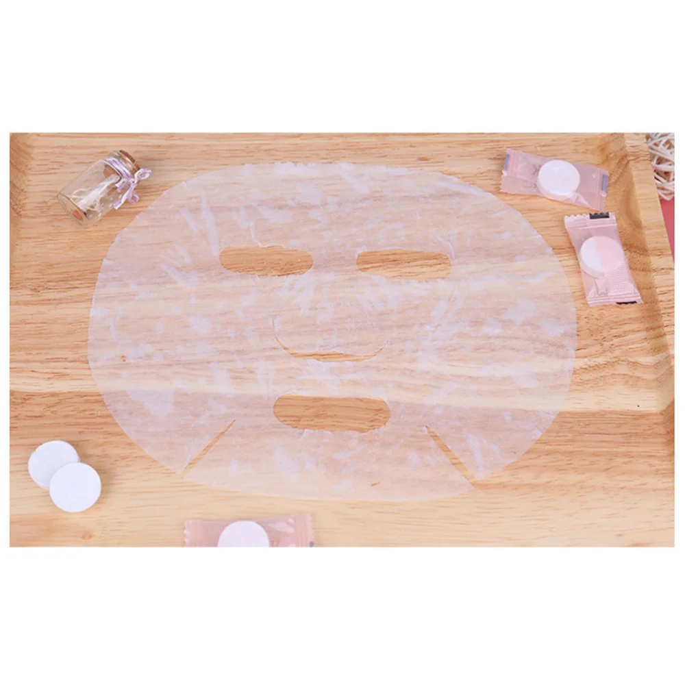 

50pcs Compressed Facial Mask Nonwoven Natural Cosmetics Skin Care Face Cotton Mask for Ladies DIY
