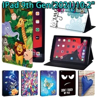 for ipad 10 2 inch case 2021 ipad 9th generation case funda ipad 9 tablet cover flip stand pu leather protector cover