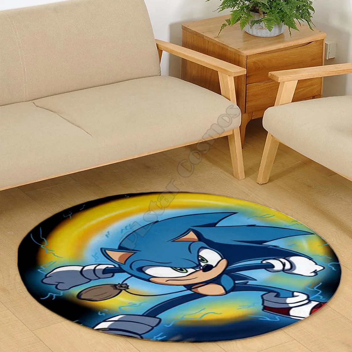 

Sonic Funny Cartoon Carpet Square Anti-Skid Area Floor Mat 3D Rug Non-slip Mat Dining Room Living Room Soft Bedroom Carpet 04