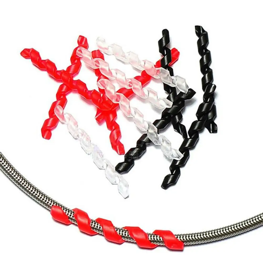 5 шт. спиральная конструкция защитная трубка для велосипедной линии корпус