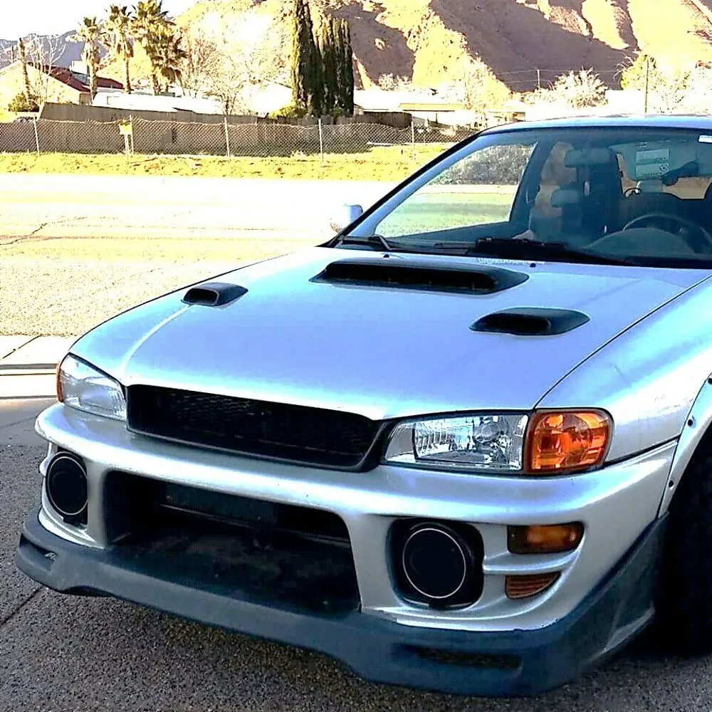 Вытяжка вентиляционная Индукционная Совок воздушный выход ABS черный для Subaru Impreza