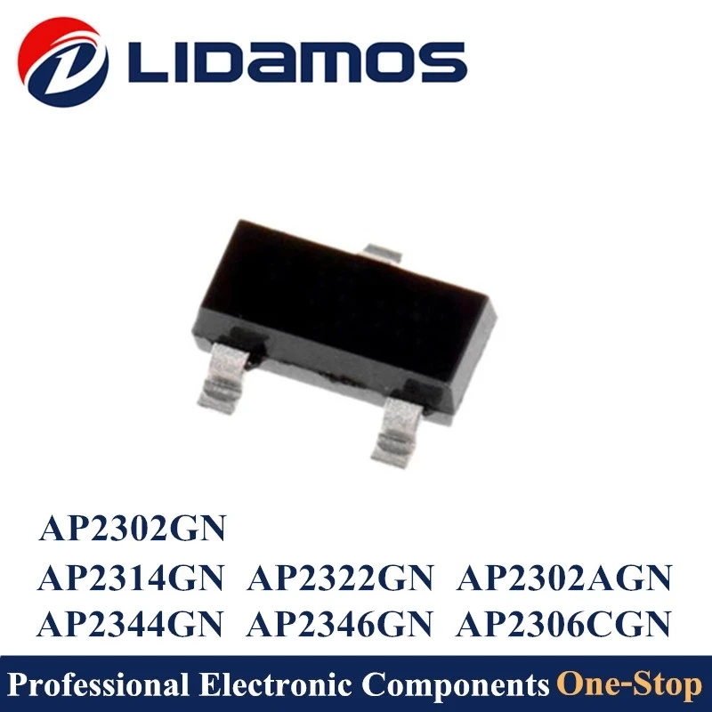 20 шт. N-Channel 20V AP2344GN AP2346GN AP2314GN AP2322GN AP2306CGN AP2302AGN AP2302GN SOT23 изготовленные в Китае