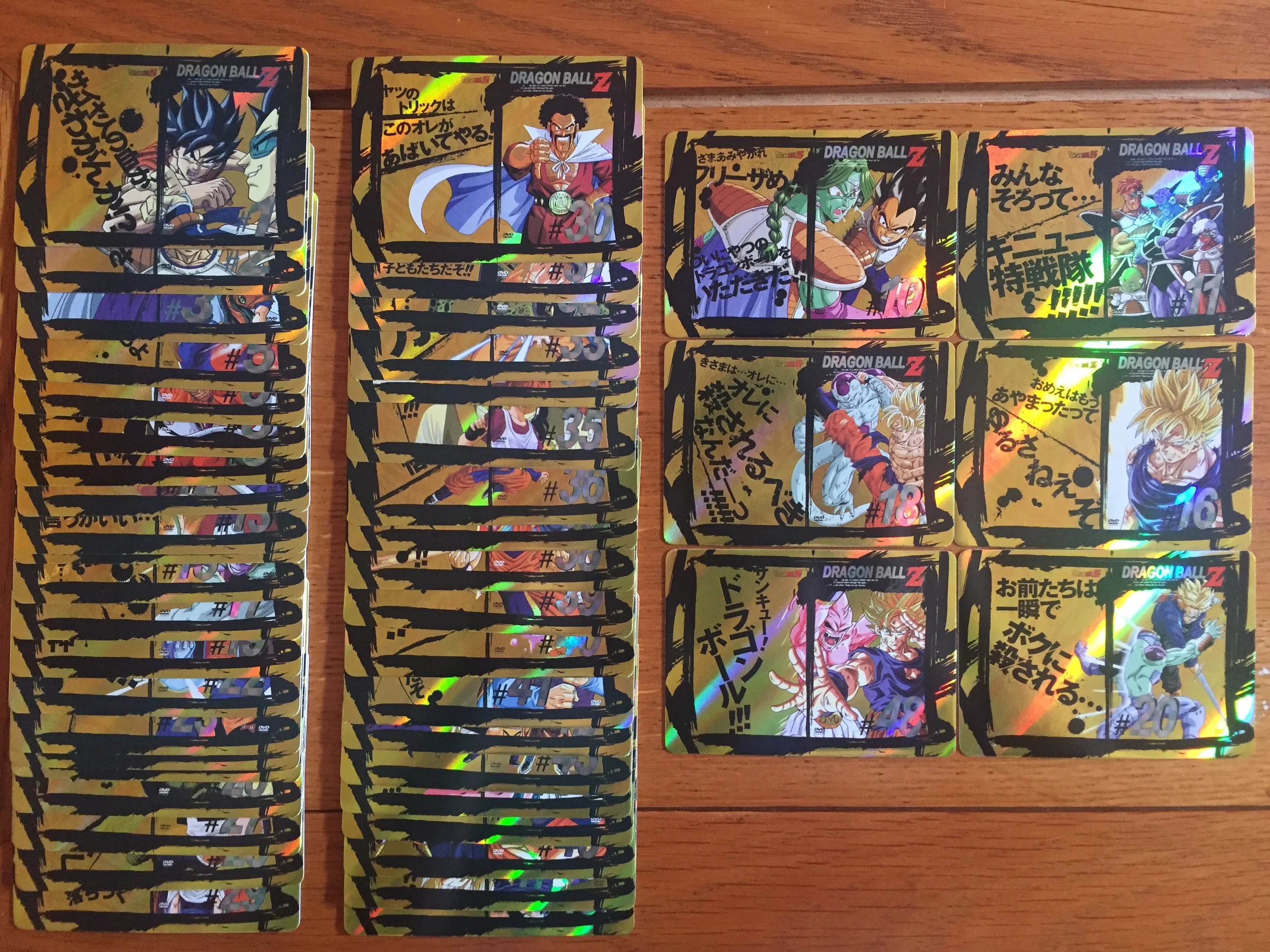 49 шт. Dragon Ball Z-CD DVD Полное издание обложки Title Flash карты игровая коллекция карт подарки для детей рождественские подарки