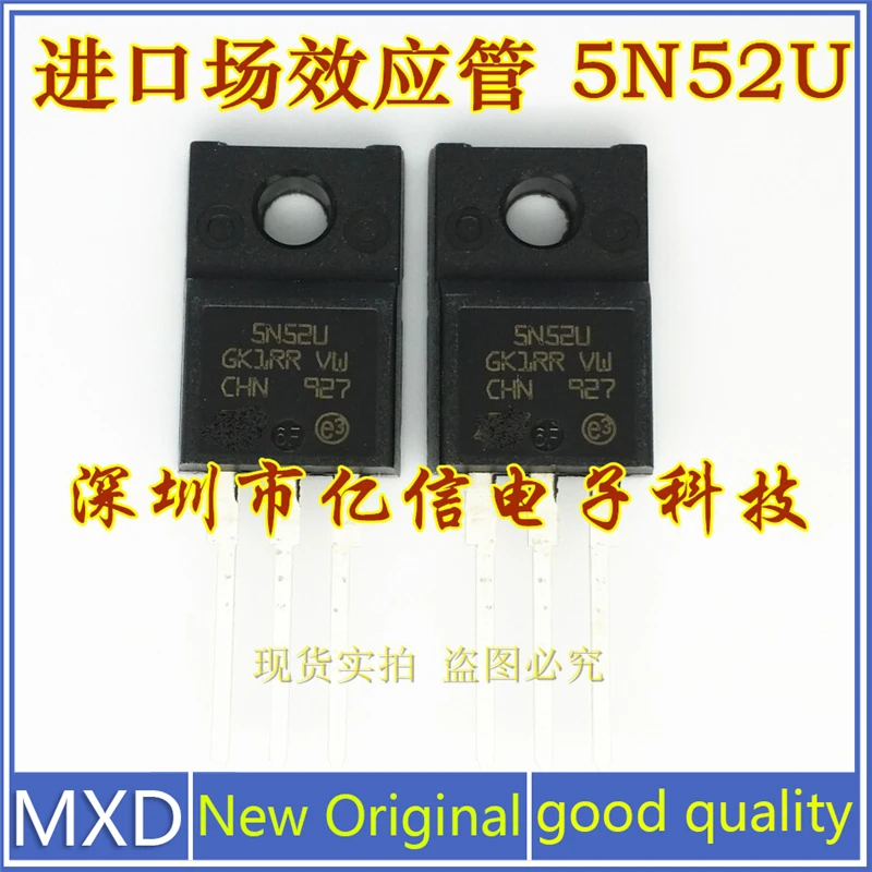 

5Pcs/Lot New Original 5N52U Field Effect Mos Tube STF5N52U TO220F Good Quality