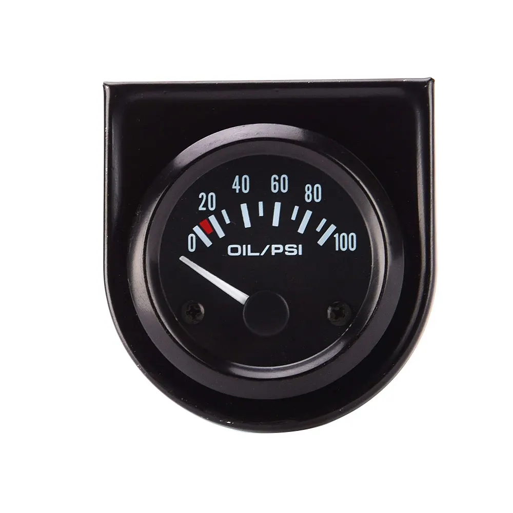 Измеритель механического давления масла izshed 0 100 PSI Line 2 дюйма (черная циферблат