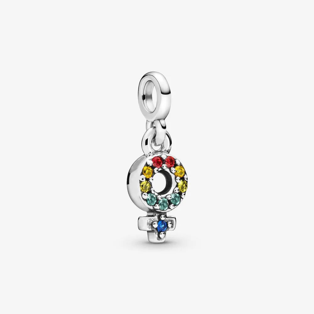 925 пробы Серебряный 24 стиля My Loves Girl Pride Smile висячий Шарм Fit pandora Me Link браслет с подвеской DIY ювелирные изделия - Цвет: NE0016