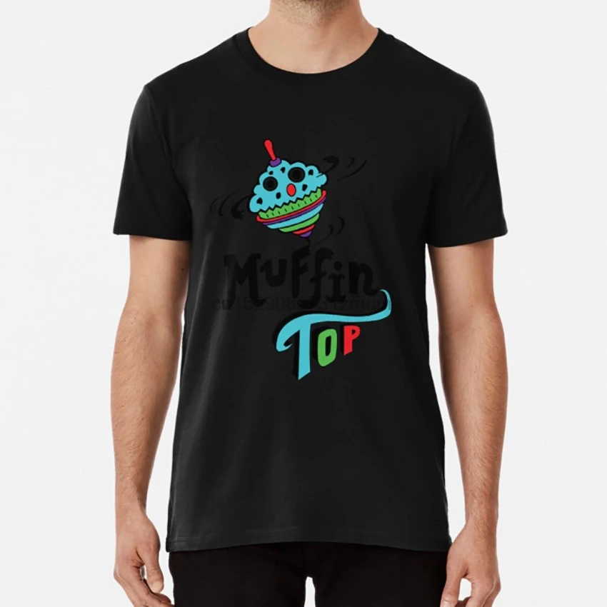 Muffin топ футболка сдобы диет пухлые диеты жира похудение штроборез | Мужская