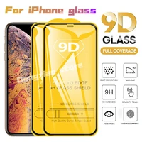 9d tempered glass full case for iphone 13 12 11 pro max screen protector for iphone x xr xs max 8 7 6 6s plus safety glass film
