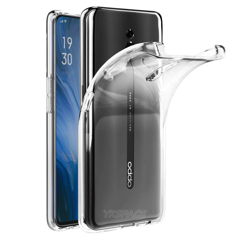 Сверхтонкая жесткая накладка на заднюю панель из ТПУ чехол для OPPO Рено Ace возраст
