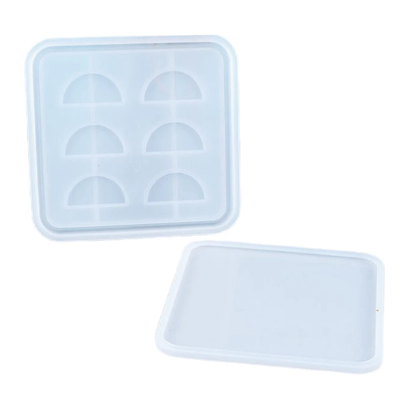 

2Pcs/Set DIY Crafts Crystal Epoxy Resin Mold Eyelash Storage Box Silicone Mould