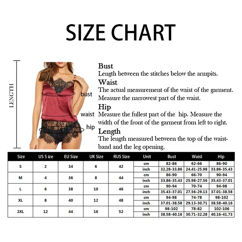 

2 Pcs Set Women Sexy Pajamas Sleep Wear Women Sexy Lingerie Lace Nightwear Satin Sleepwear Camisole Short Sets