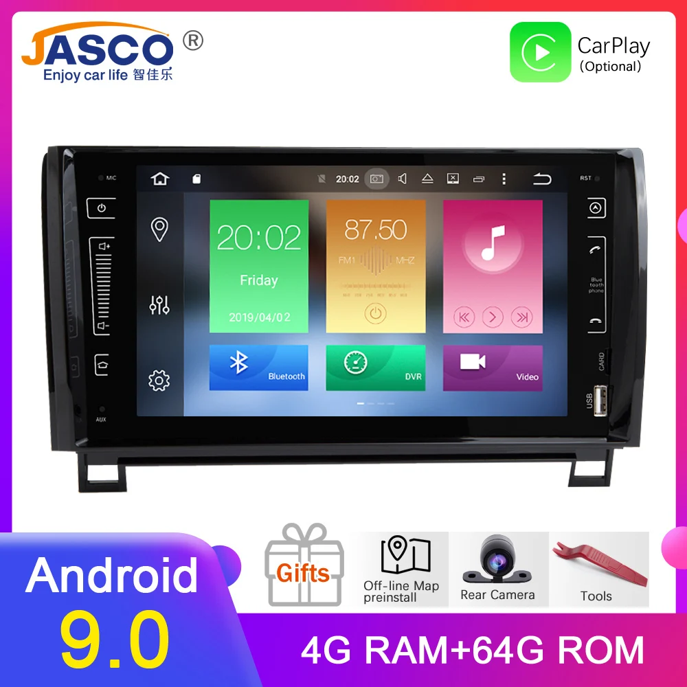 HD Android 9 0 автомобильный стерео для Toyota Tundra Sequoia 2007 + GPS Радио dvd НАВИГАЦИЯ