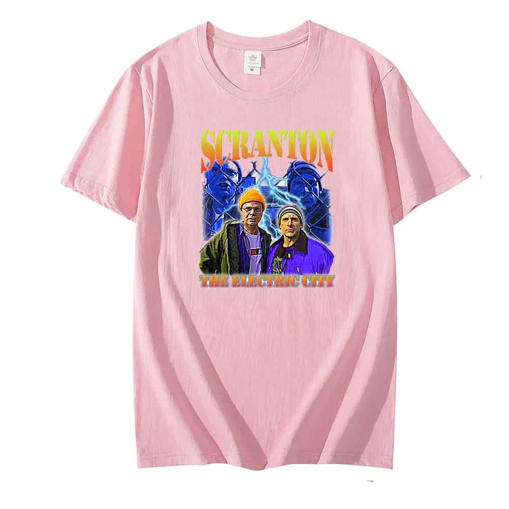 Scranton T Shirt The Office Dunder Mifflin Dwight Tv Show Scranton Men Summer Cotton T Shirt Male Brand Top Tees Oversized Shirt