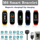 Смарт-браслет M6 с Bluetooth, шагомерами, фитнес-трекером, пульсометром, тонометром, Смарт-часы для Huawei, Xiaomi, IPhone