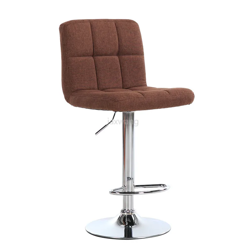 

Скандинавский подъемный барный стул, барные стулья в европейском стиле, простой высокий стул, поворотный стул, подъемные стулья, спинка, бар...