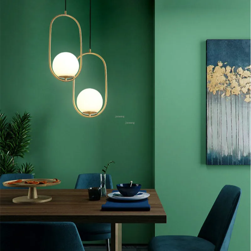 Современные Простые подвесные светильники для гостиной спальни минималистского