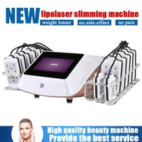spa beauty machine vacuum therapy slimming machine with 12 pads fat reduction lazer lipo 650nm lipolaser