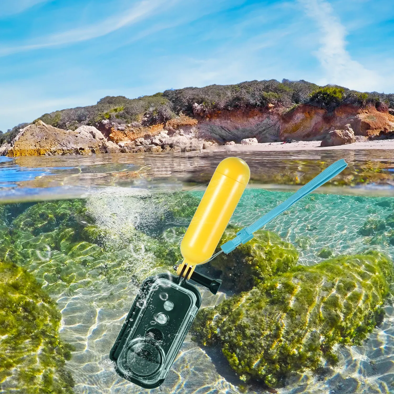 EACHSHOT 30M/90FT Waterproof Housing Case Protective Underwater Shell Diving for Insta360 ONE X Action Camera | Электроника