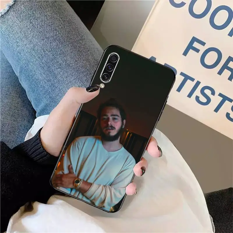

American singer post malone Phone Case For Samsung galaxy S 9 10 20 A 10 21 30 31 40 50 51 71 s note 20 j 4 2018 plus