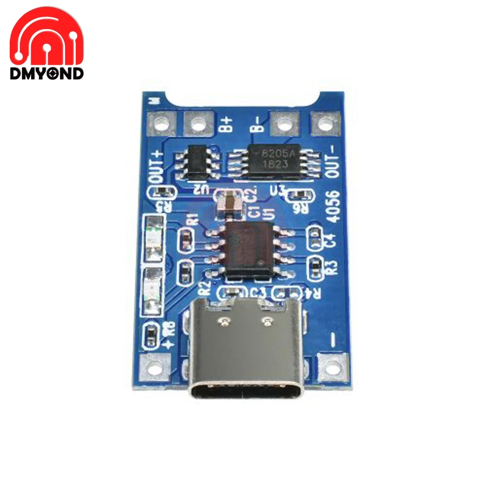 Type-c/Micro/Mini USB 5V 1A 18650 TC4056A литиевая батарея зарядное устройство модуль с защитой