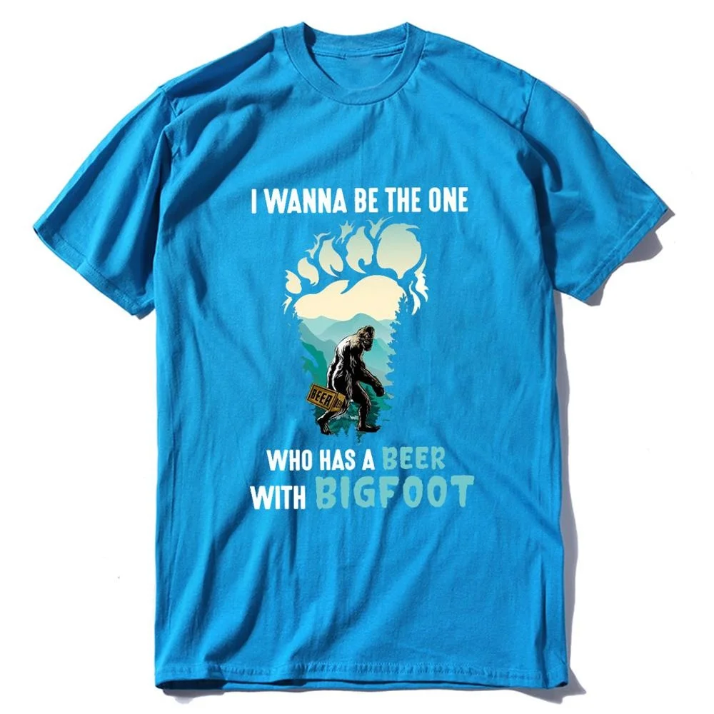 Футболки с рисунком Я хочу быть тем у кого есть пиво даррилом забавная Мужская