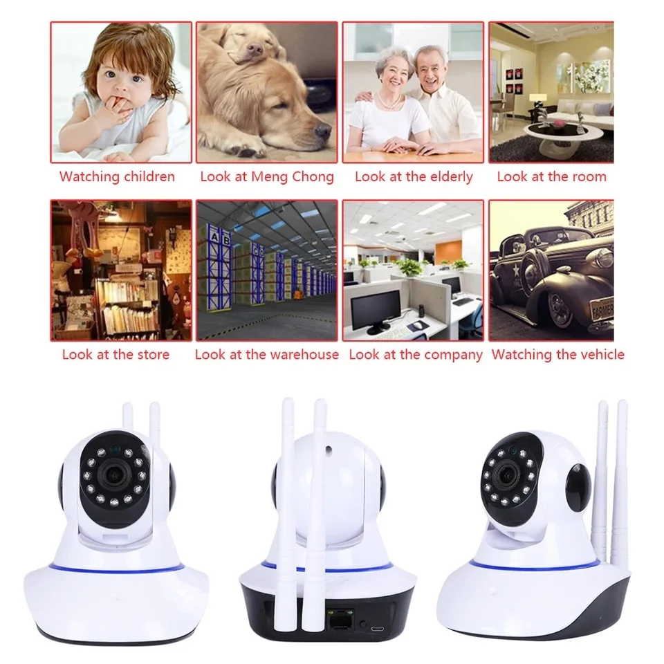 1080P IP Camera Wireless Home Security Surveillance Wifi Night Vision Baby Monitor CCTV 1920*1080 | Безопасность и защита