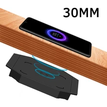 Qi Invisible Wireless Charger Long distance 30MM Table Wireless Charging Base for iPhone 11 XS Max XR Samsung S20 Xiaomi HuaWei