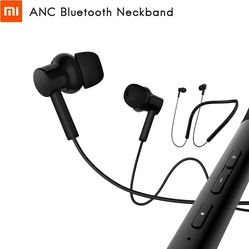 Оригинальные Bluetooth наушники Xiaomi ANC с шейным ремешком цифровая гибридная