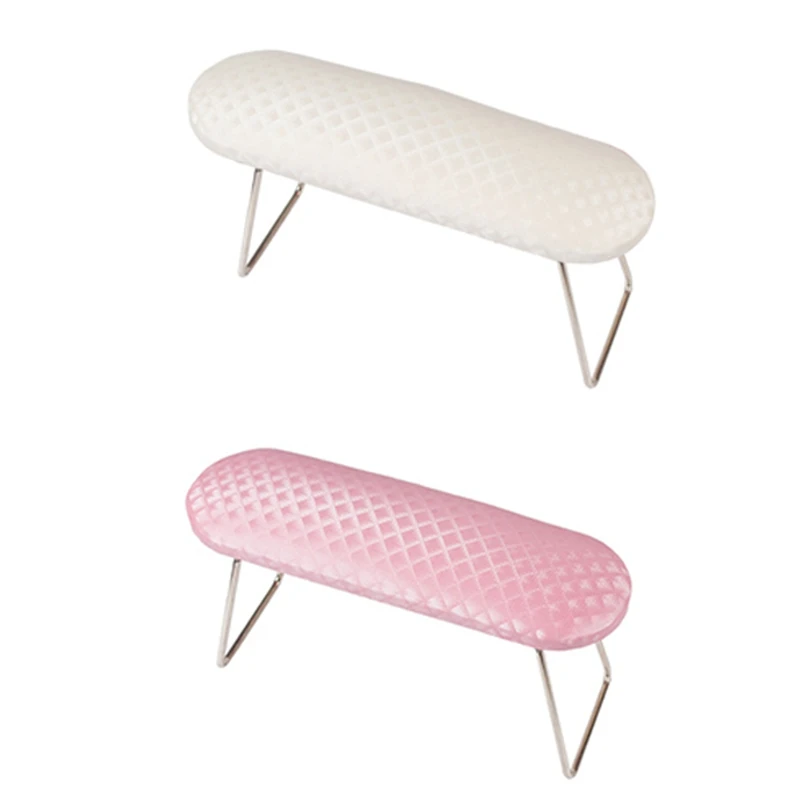 

Leather Arm Rest Cushion Waterproof Wrist Support Hand Holder Pad Soft Washable Pillow Stand for Manicure Nail Tools