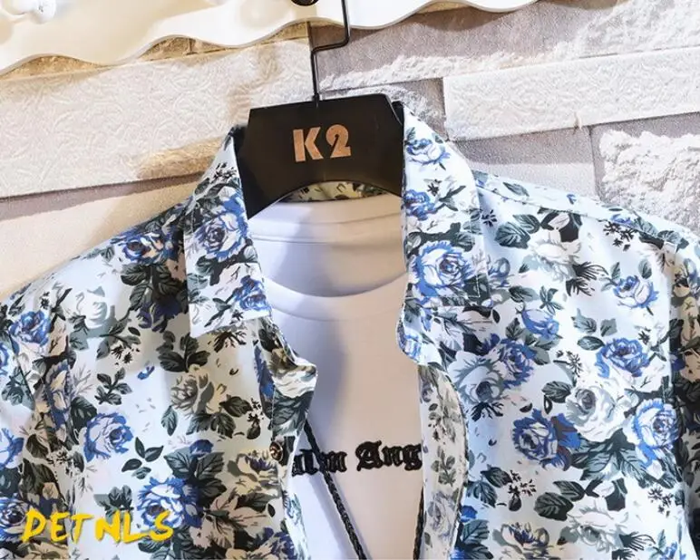 

ZNG 2020 New Mens Shirt Male Casual camisa masculina Printed Beach Shirts Short Sleeve brand clothing Free Shipping