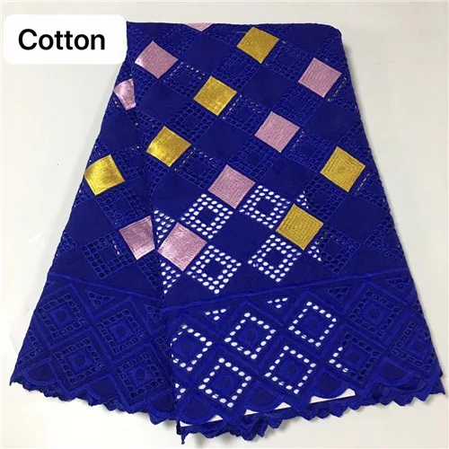 blue swiss voile lace in switzerland african lace fabric tissu broderie africain suisse pink french lace fabric for women5yard/lot - Color: blue