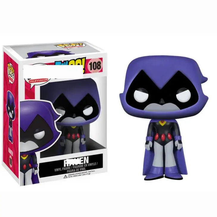 FUNKO POP оригинальные Титаны Ворон #108 ПВХ фигурки коллекция модель игрушки для
