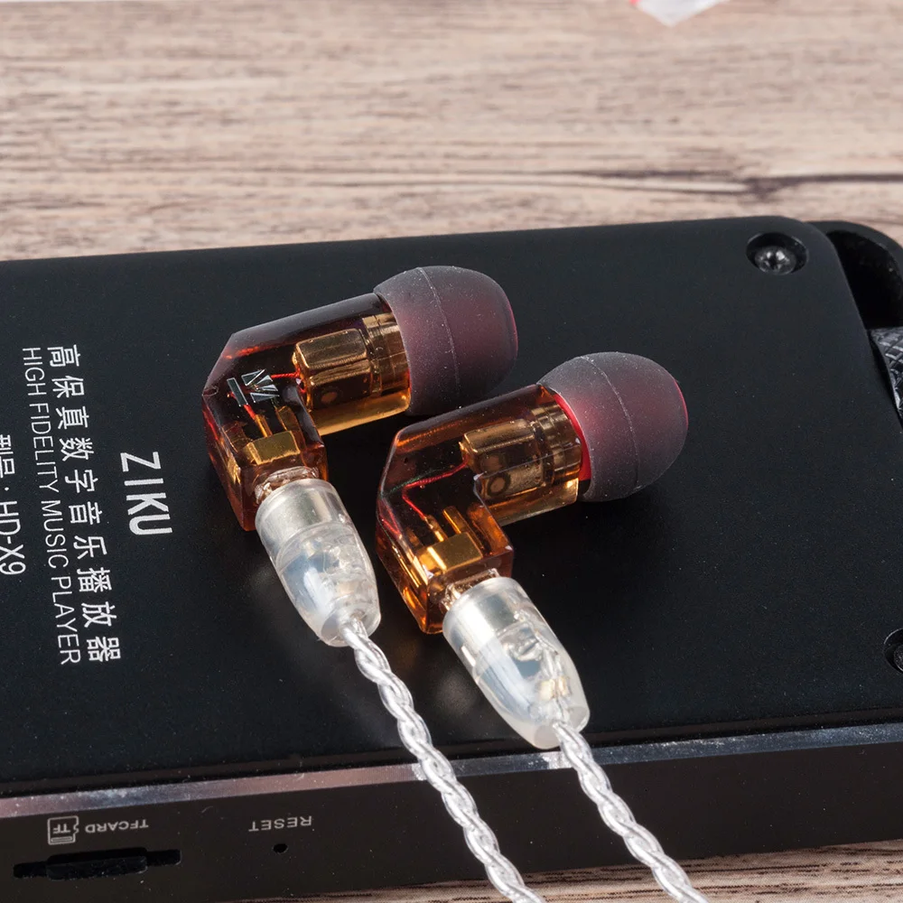 AK KB EAR F1 наушники с сбалансированной арматурой, наушники с басами, DJ, для бега, Спортивная технология, Hi-Fi гарнитура с 3,5 мм MMCX наушниками, KEEAR Opal