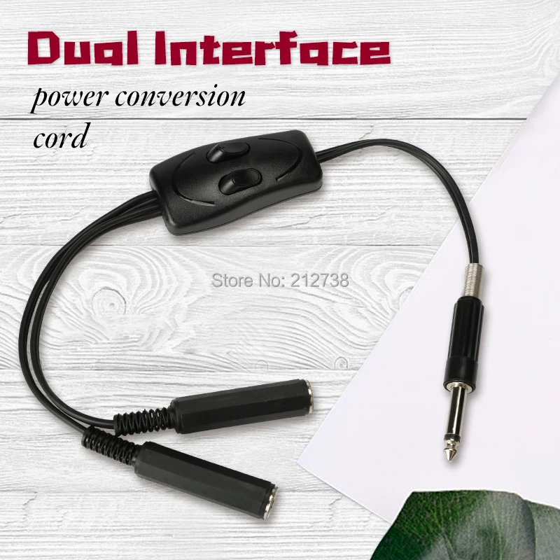 Оригинальный шнур для тату-зажима с двойным интерфейсом высококачественный