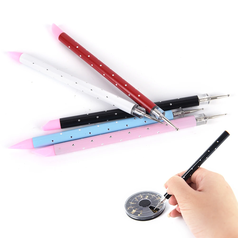 Двухсторонний инструмент для ногати расставить комплекс ручка с украшением в