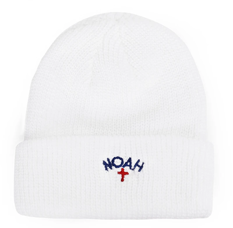 Харадзюку Ноя принт Осень Зима Skullies Hat Модные теплые шапочки шапки повседневные